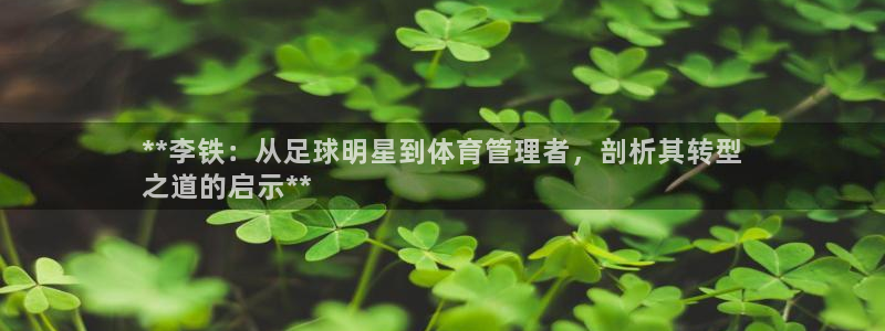 必一体育官方网站入口：**李铁：从足球明星到体育管理者，剖析