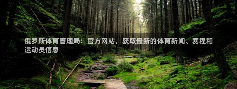 必一体育运动下载：俄罗斯体育管理局：官方网站，获取最新的体育